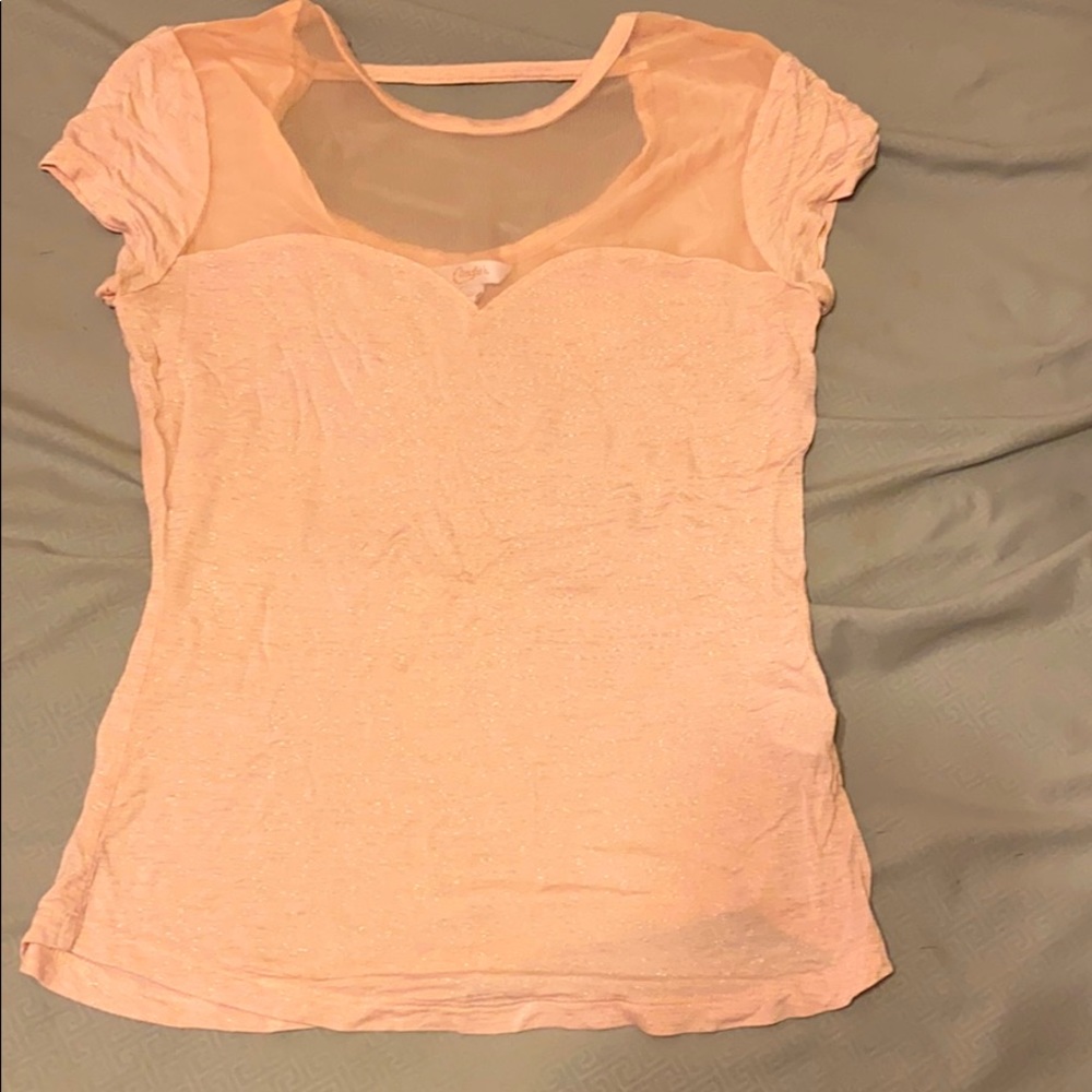 Pink Shimmer Shirt